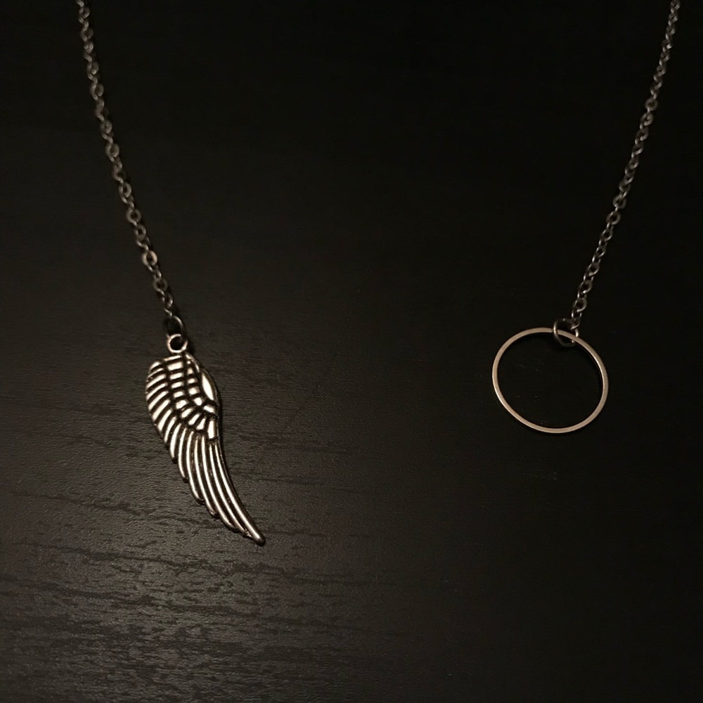 ๐HP๐ Lariat Wing Pendant - Handmade Necklace - Picture 4 of 4